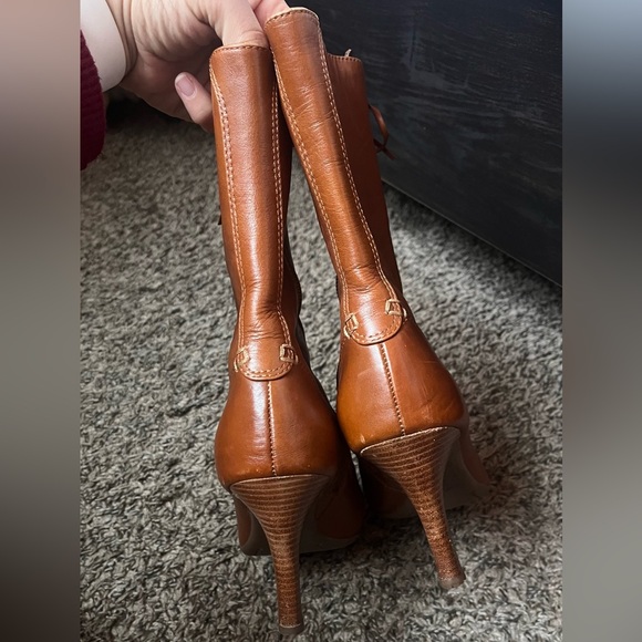 Victorian-Inspired Franco Sarto Heeled Boots sz7 - Picture 4 of 15